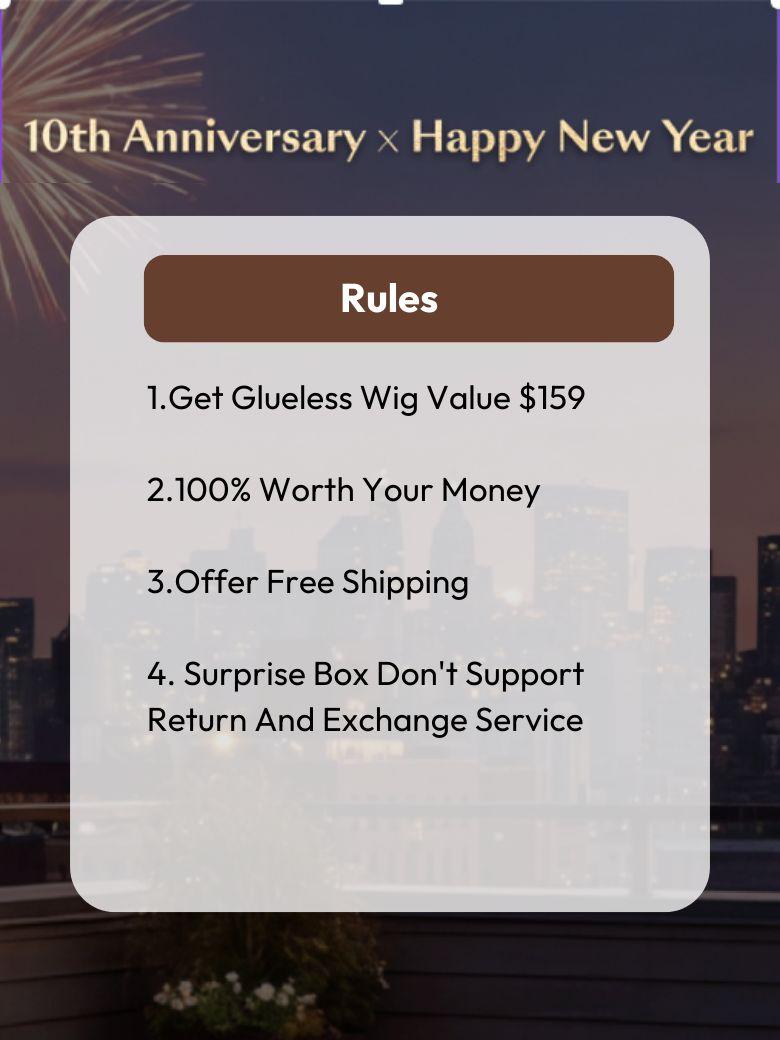 $59 Surprise Box Win 24 Inch Bye-Bye knots Wig Value $159-$219