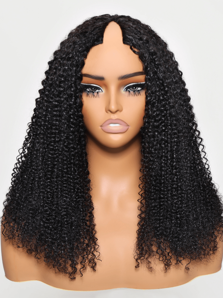 BOGO | EasiContour<span>TM</span> V Part Minimal Leave Out Glueless Curly Wig 150% Density