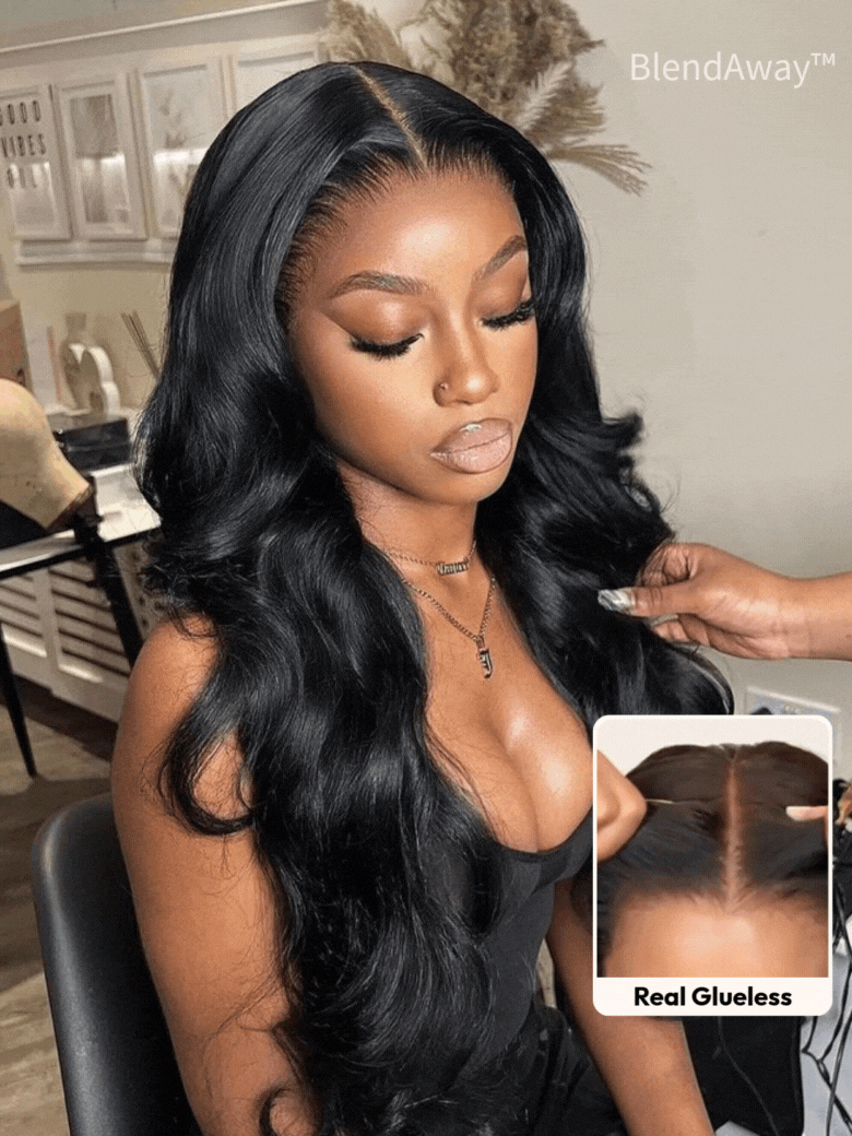 5x5 Thin HD BlendAway™ & 7x5 HD Pre Cut Lace Closure Glueless Body Wave Wig with ByeBye-Knots Match All Skin Tones