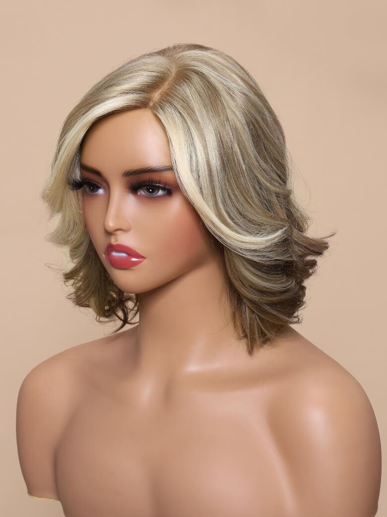 AMELIA 8"OPEN CAP LACE BODY WAVE HUMAN HAIR WIG