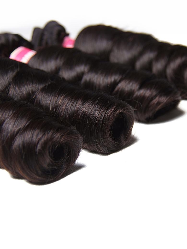 Hair Peruvian Loose Wave Virgin Hair Weft 4pcs/pack