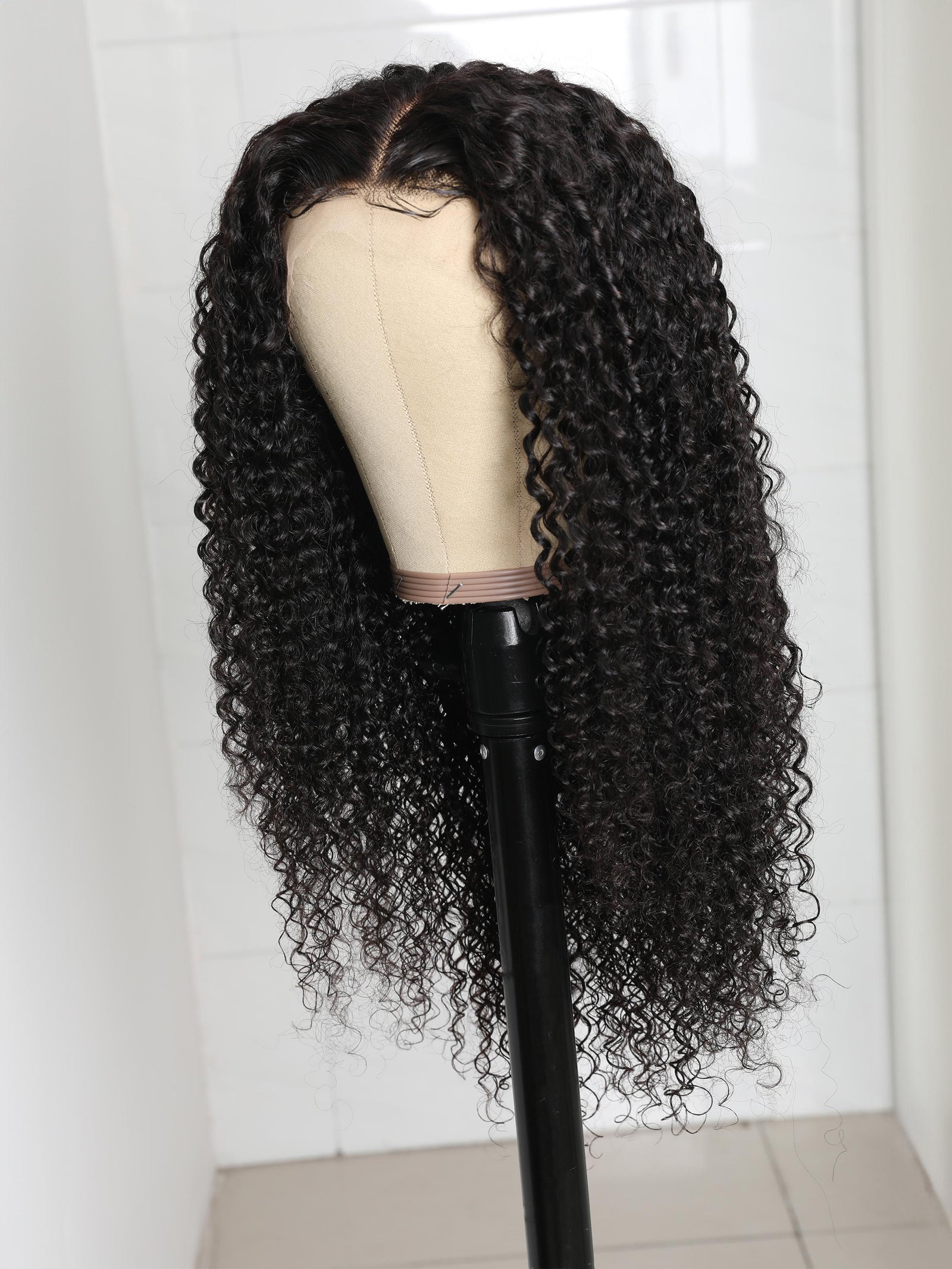 13x6 Lace Front Wigs for 150% Density Pre Plucked Jerry Curly Lace Natural Hair Wigs