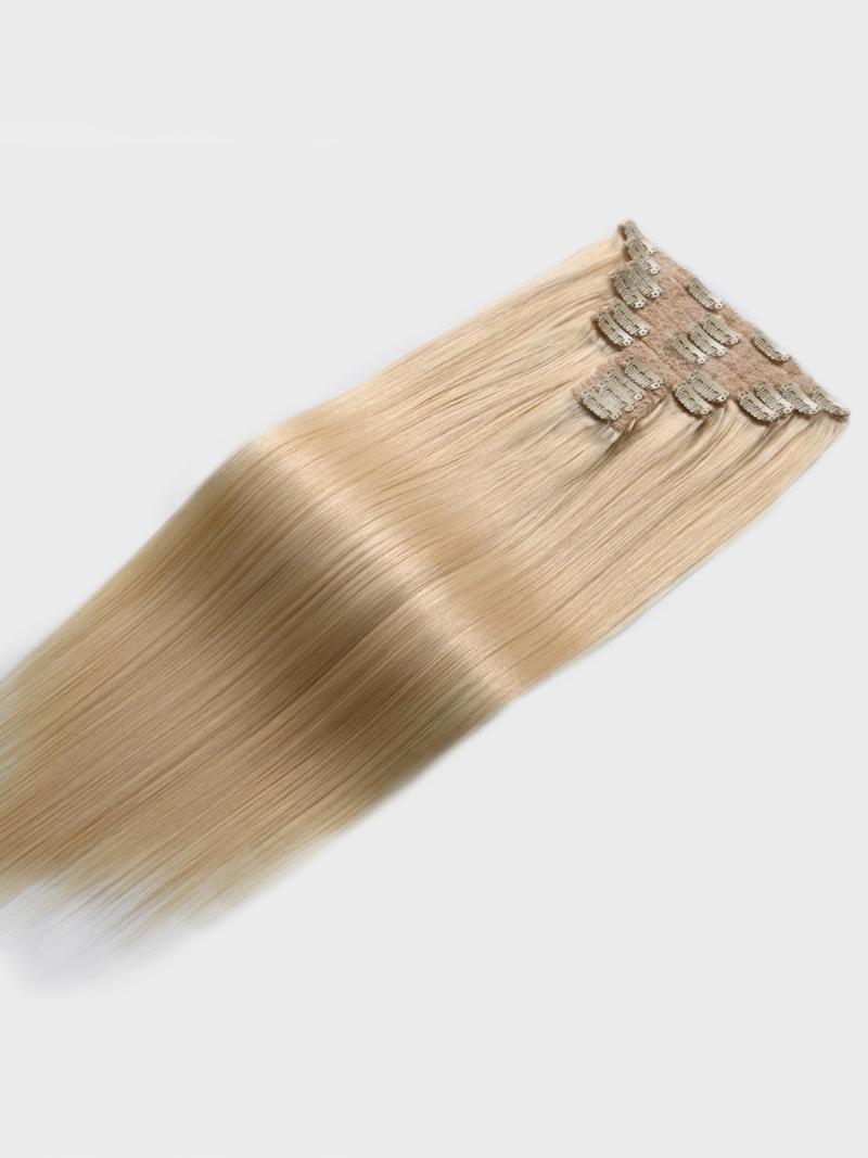 Beach Blonde Human Hair Clip In Extension