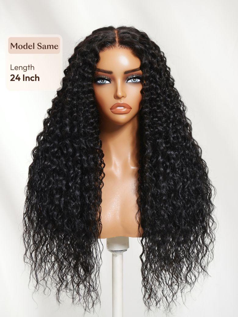 Bye-Bye Knots? 7x5 Lace Body Curls Wig with Feathered Layers & Invisi Drawstring 180% Density