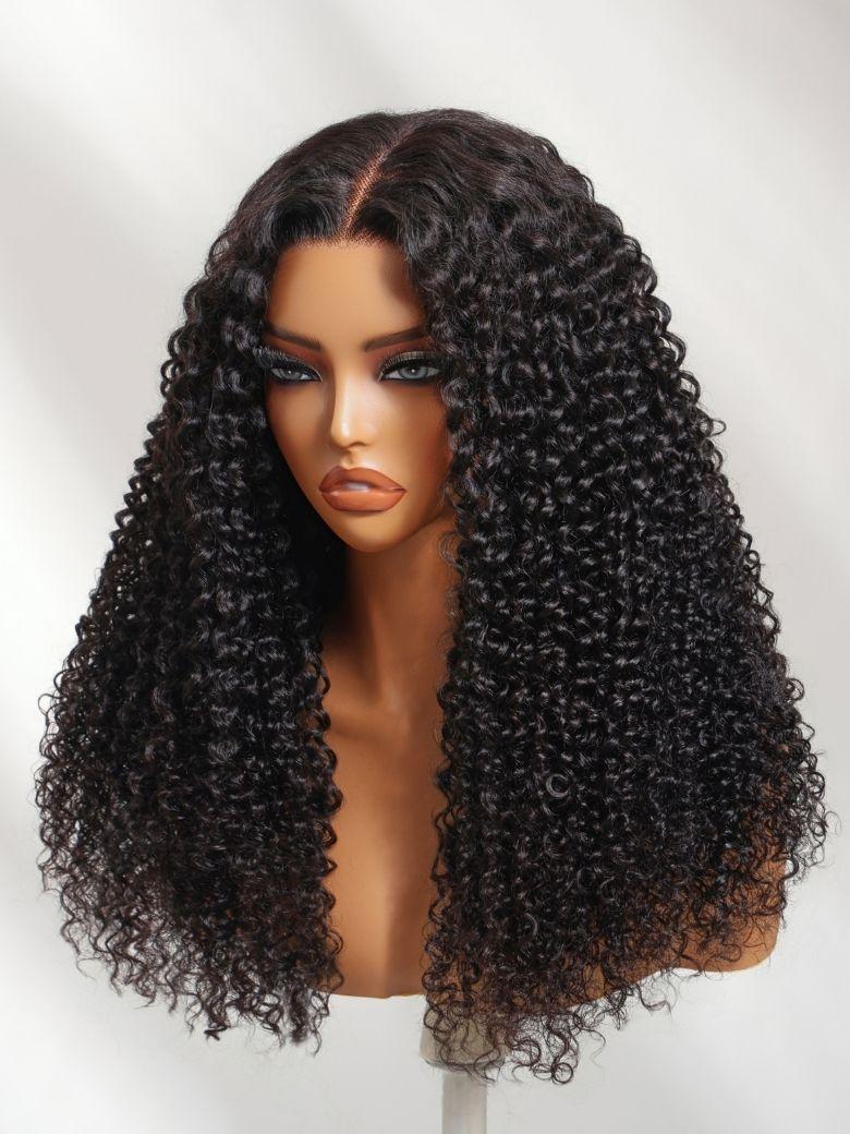 7x5 Bye-Bye Knots Wig 150% Density & 5x5 HD Lace 180% Density Jerry Curly Wig With Bleached Invisible Knots