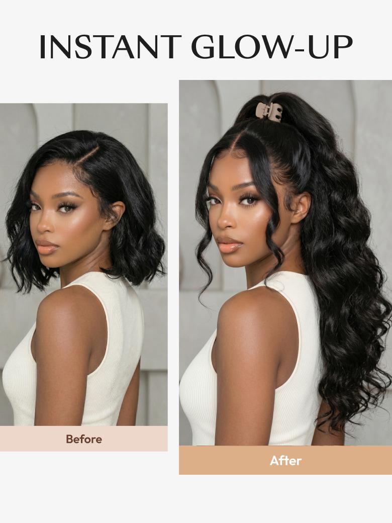 5x5 & 7x5 Thin HD BlendAway™ Pre Cut Lace Closure Glueless Body Wave Affordable Wig with ByeBye-Knots Match All Skin Tones
