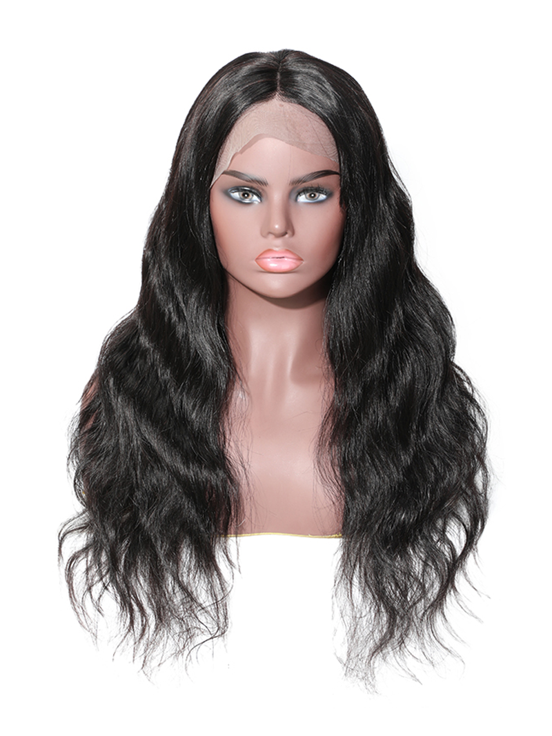 Full Lace Long Body Wave Human Hair Wig 150% and 180% Density
