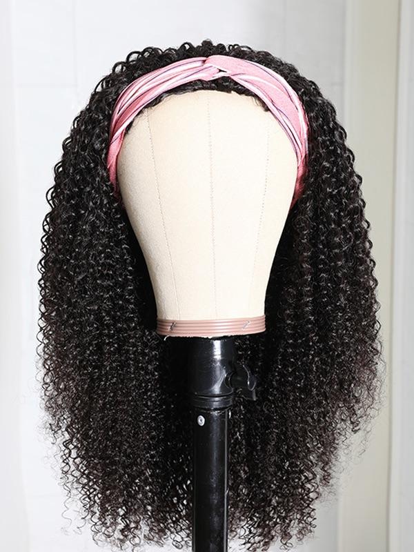 Fashion Afro Kinky Curly Half Wigs for African American Women 150 Density Kinky Curly Half Wig for Sale