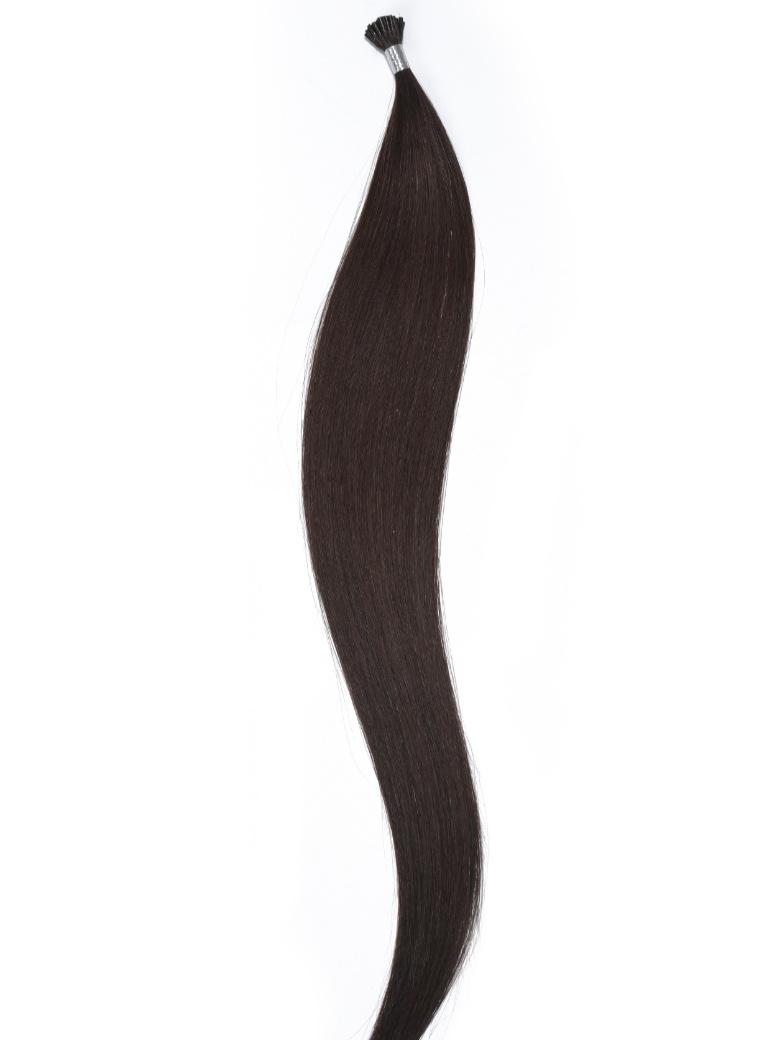 Dark Brown Human Hair I Tip Extension
