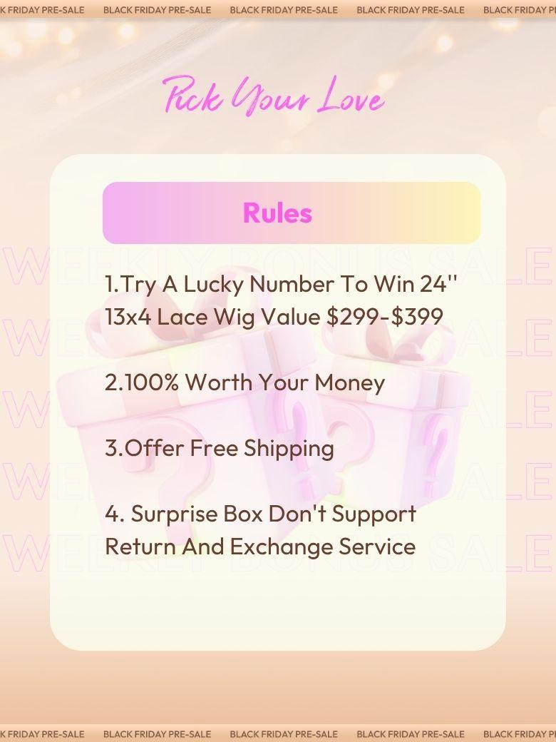 $59 Surprise Box Win 24 Inch Bye-Bye knots Wig Value $159-$219