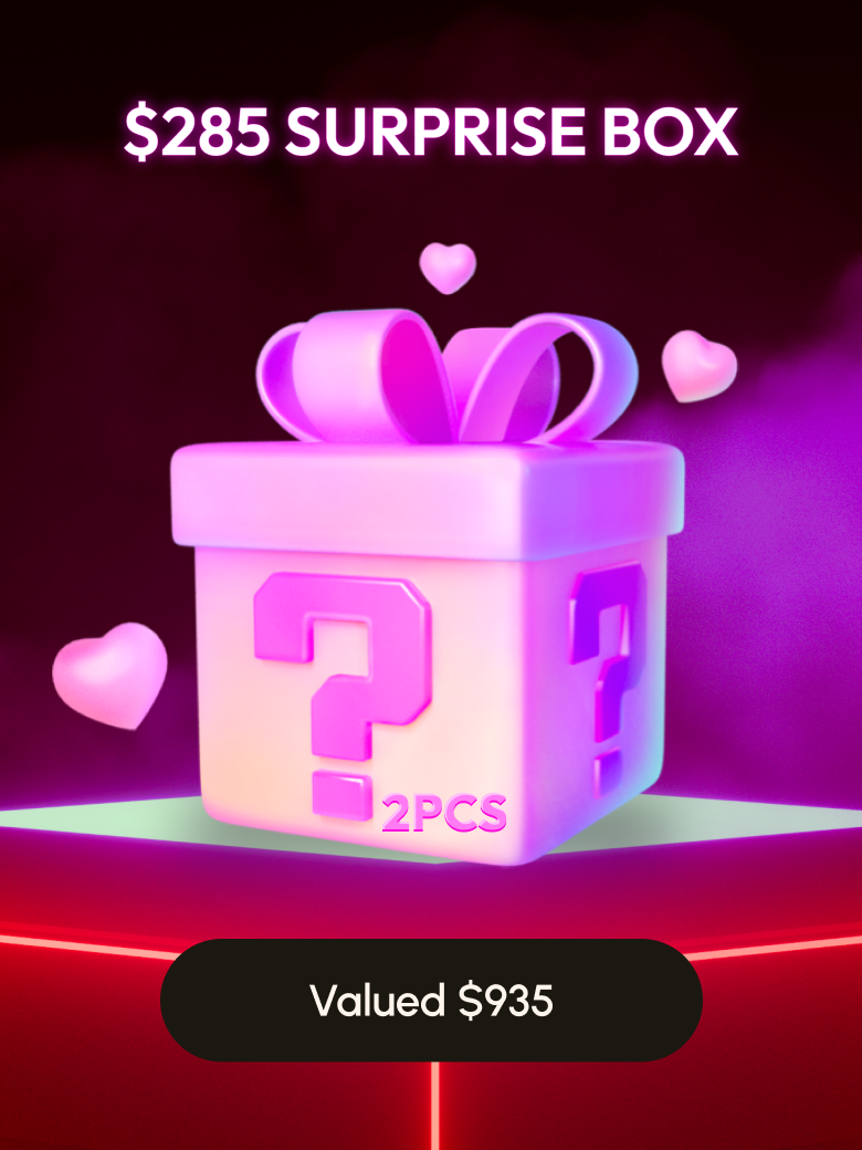 $285 SURPRISE BOX - 2 Items FOR $935 VALUE