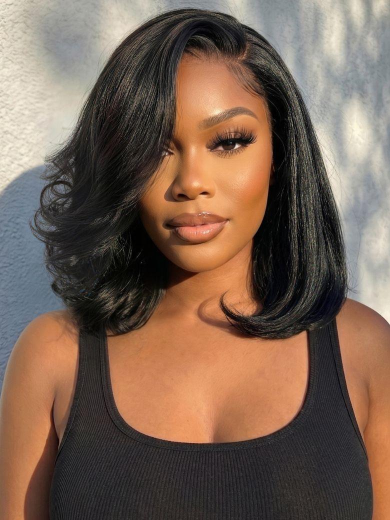 7x5 Bye-Bye Knots? Wig Glueless Lace Sunset Jerry Curly for Reddish Brown Drawstring Wig With Bleached Knots