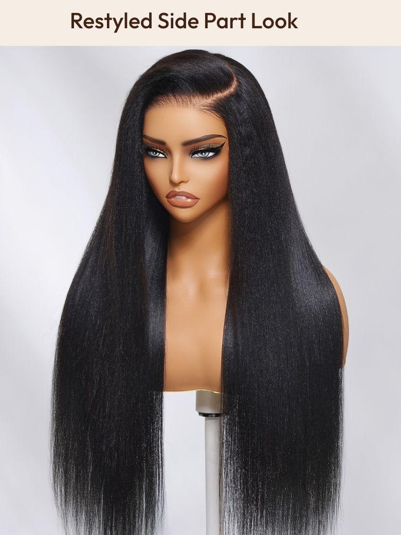 7x5 Bye-Bye Knots? & 13x4 Pre-Everything? Pull And Go Wig Glueless Wet & Wavy Water Wave With Invisi Drawstring With Free Baby Hair
