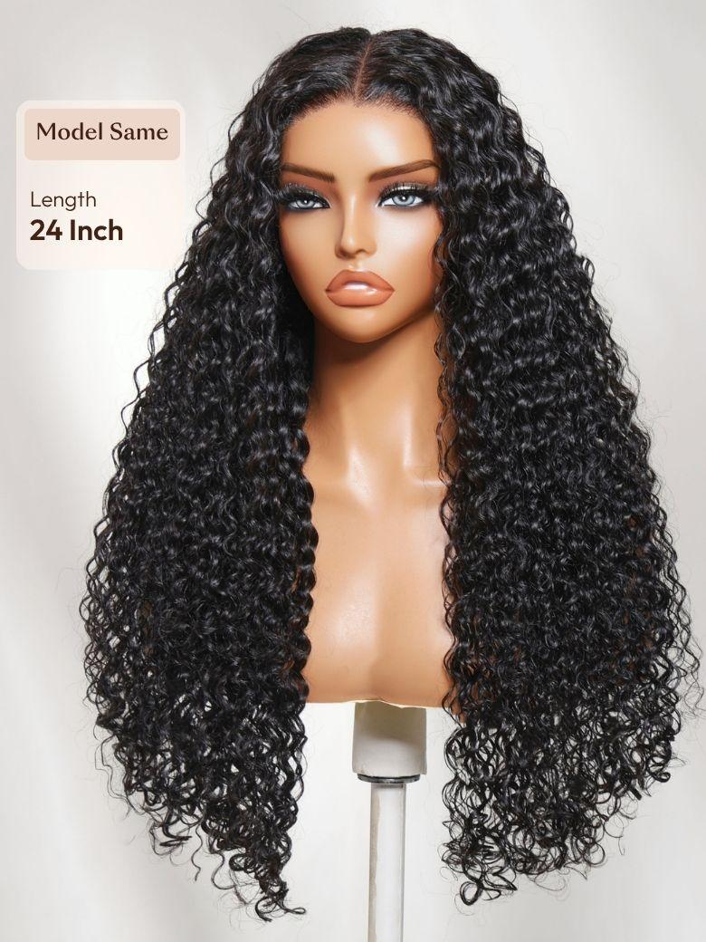 7x5 & 13x4 Bye-Bye Slip? Glueless Lace Purple Black Cherry Loose Wave & Layered Straight Wig-Pull & Go With Invisi Drawstring