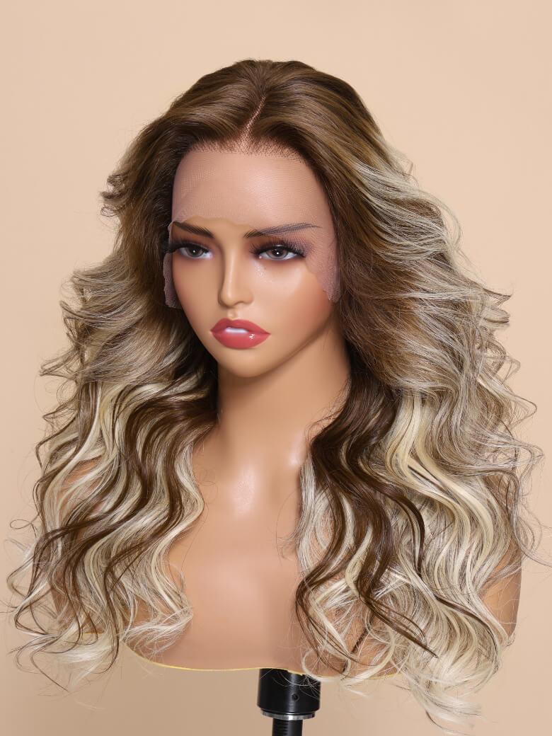 CLEO-18" LACE FRONT BODY WAVE HUMAN HAIR WIG