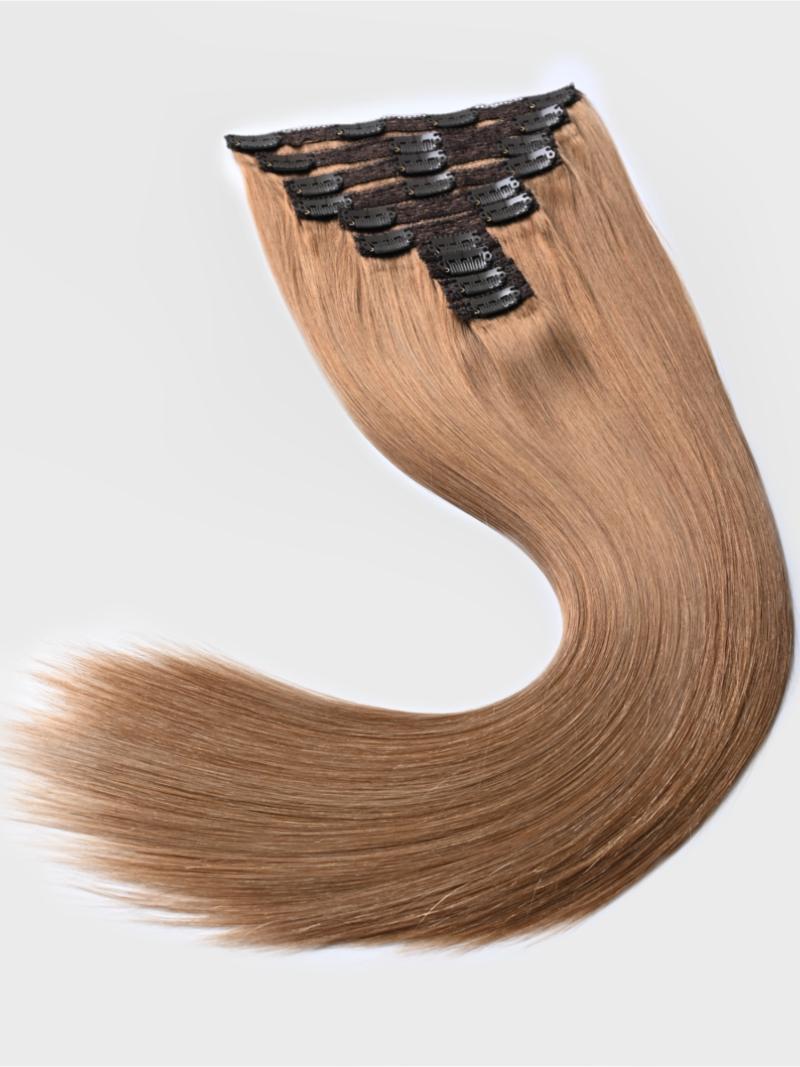 Ash Brown Human Hair Clip In Extension