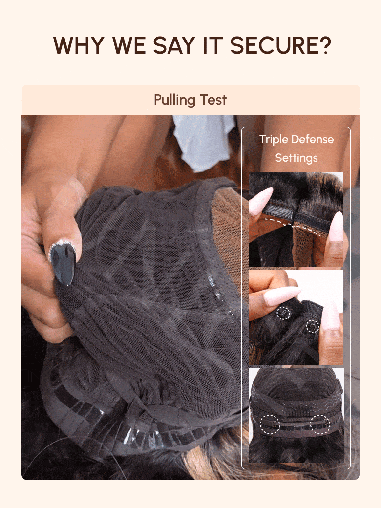 7x5 Bye-bye Knots Magic Lace Wig Natural Black Body Wave With Optional Replaceable Lace Closure 180% Density