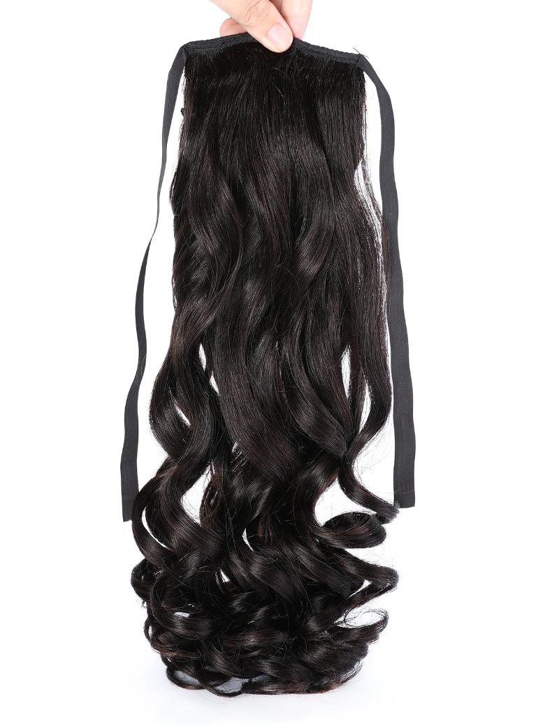 Dark Brown Loose Wave Clip-In Ponytail Extension