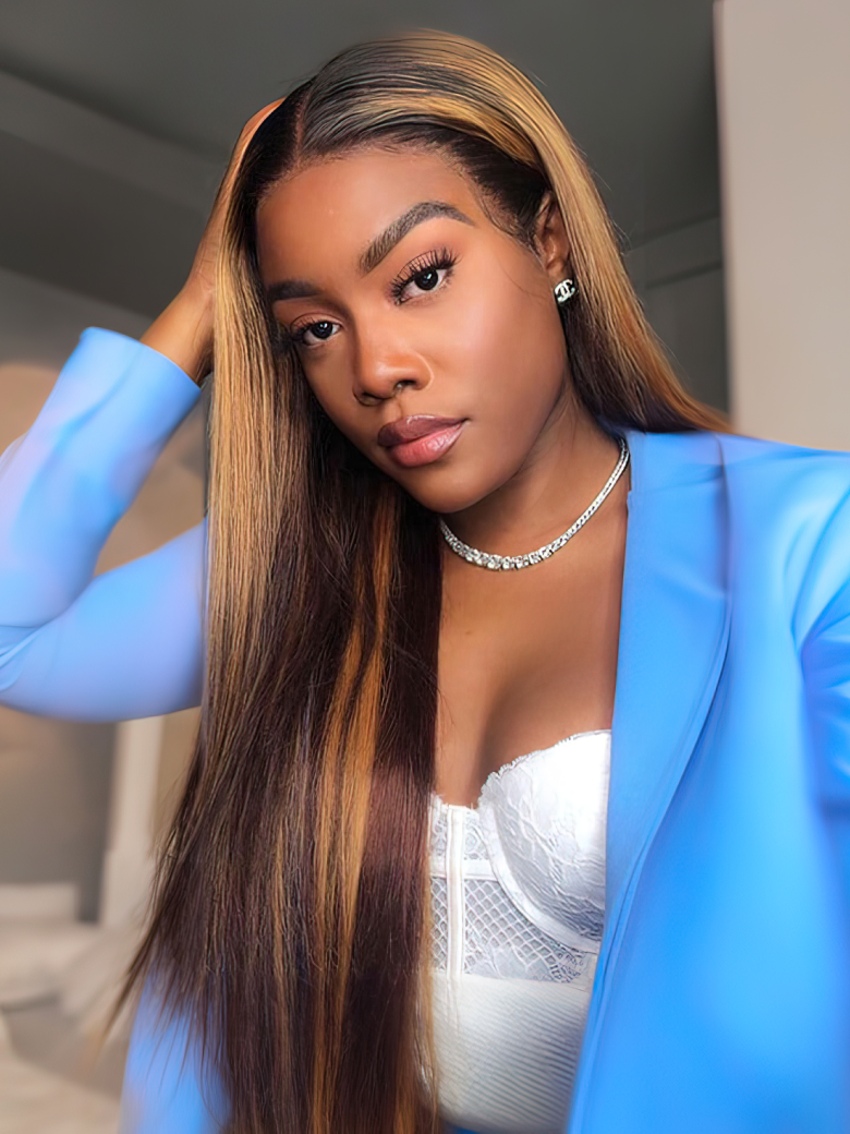 Hair Virgin 3 Bundles Deals Colored Hair Weave #FB30 Straight Hair