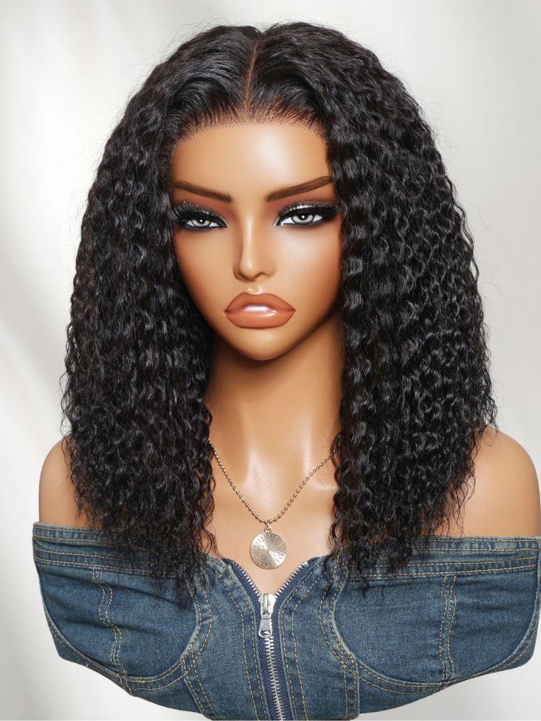 7x5 & 13x4 Bye-Bye Slip? Glueless Lace Purple Black Cherry Loose Wave & Layered Straight Wig-Pull & Go With Invisi Drawstring