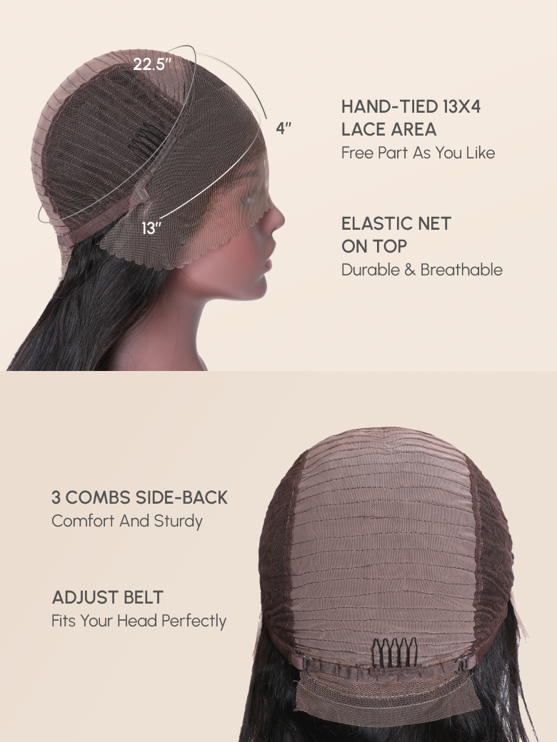 13x4 Lace Front Hot Chocolate Brunette Body Wave Wig