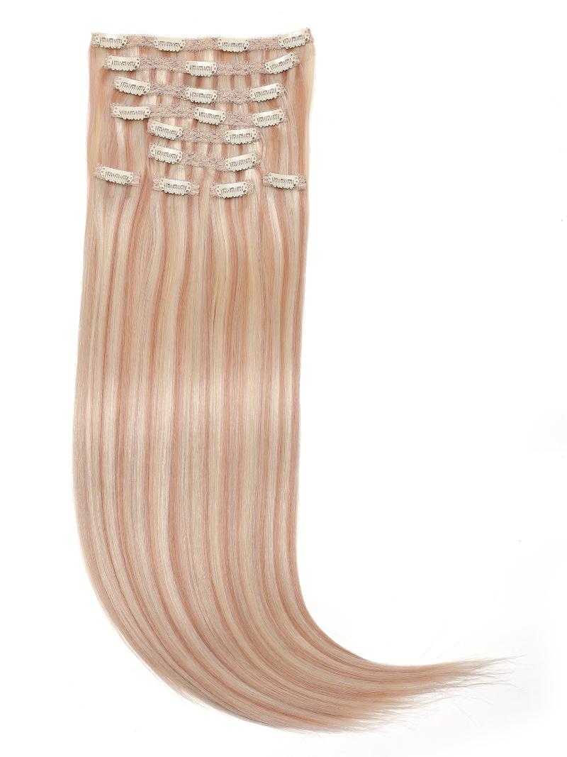 Butter Blonde Human Hair Clip In Extension