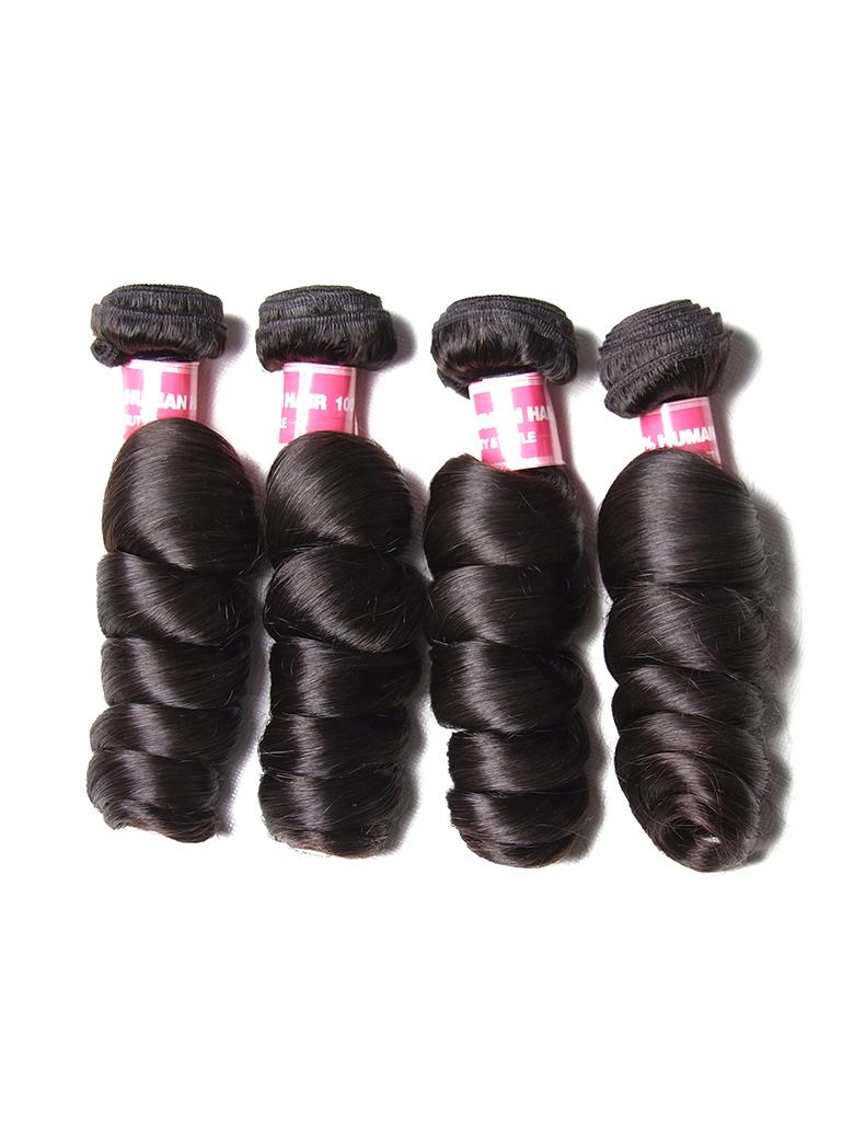 Hair Peruvian Loose Wave Virgin Hair Weft 4pcs/pack