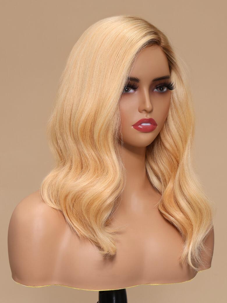 SERENA-14" MONO BODY WAVE HUMAN HAIR WIG