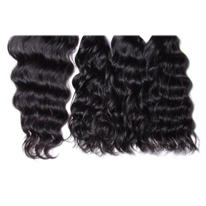 Good Quality 3pcs Peruvian Natural Wave Virgin Hair With Closure Kysiss Series