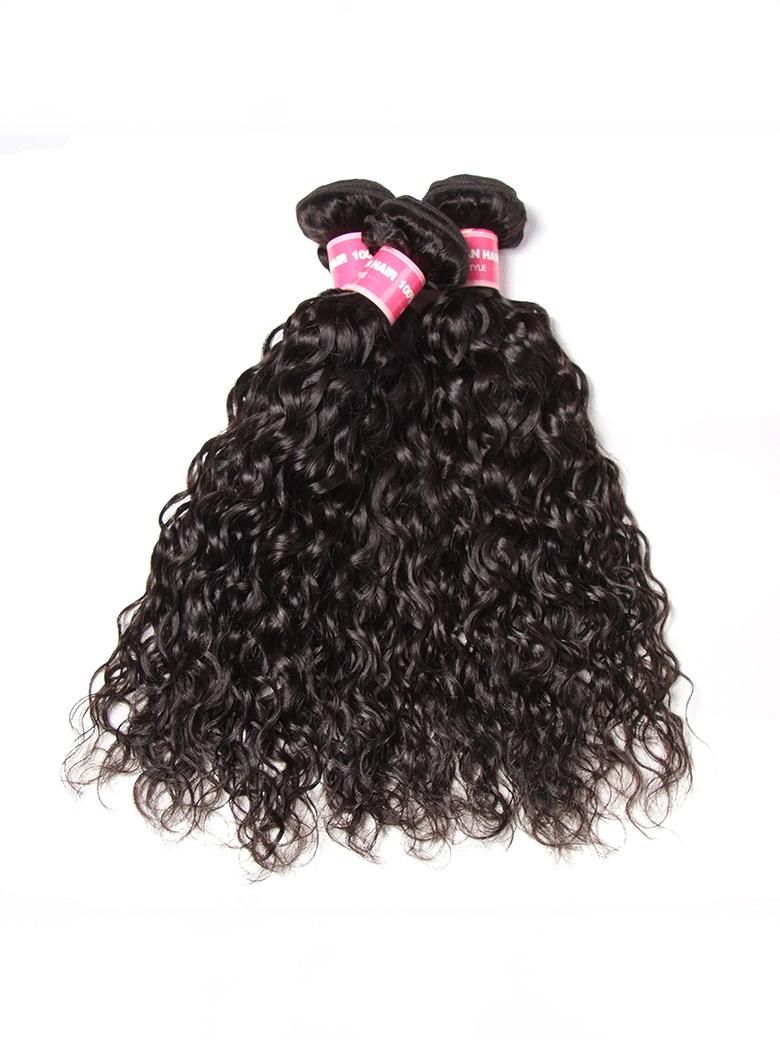3 Bundles Water Wave 100% Human Virgin Hair