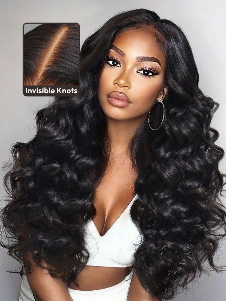 Bye-Bye Knots? 7x5 Lace Hollywood Curls Glueless Drawstring Wig for Beginners