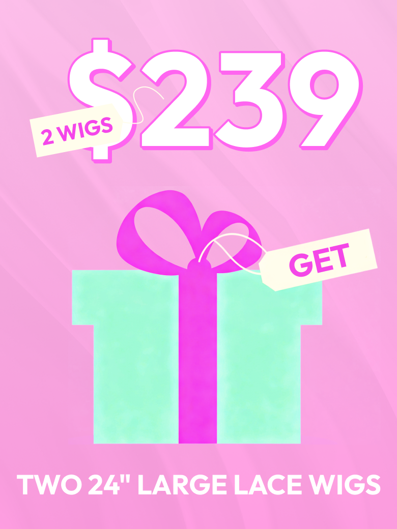 $59 Surprise Box Win 24 Inch Bye-Bye knots Wig Value $159-$219