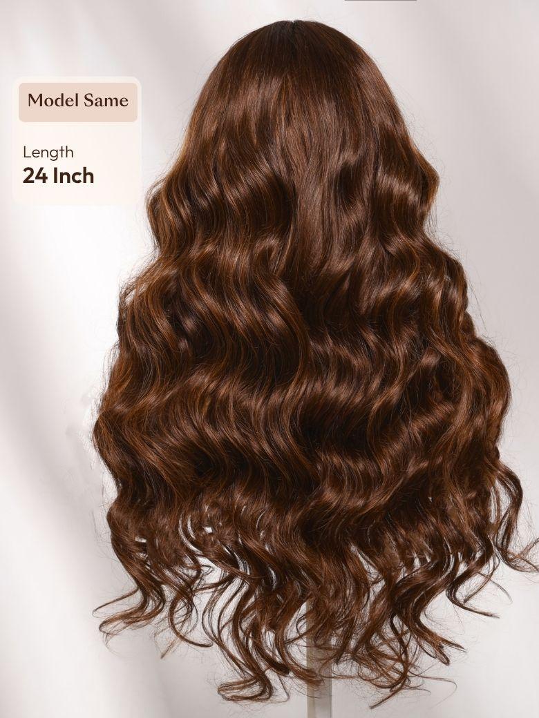 7x5 Bye Bye Slip? Lace Cowboy Copper Body Wave Wig with Invisi Drawstring