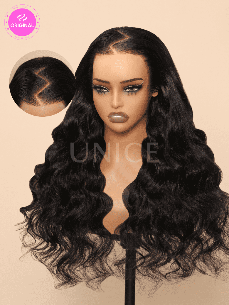 First Ever Glueless 13x4 Lace Frontal Body Wave Wig With Pre Cut Lace And Invisible Knots