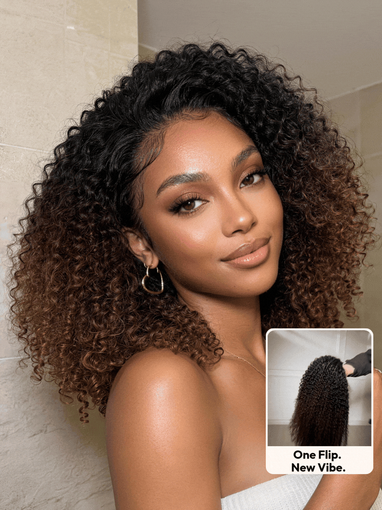 Bye-Bye Knots 7x5 Lace Curly Texture Wig With Finger Coil Ends