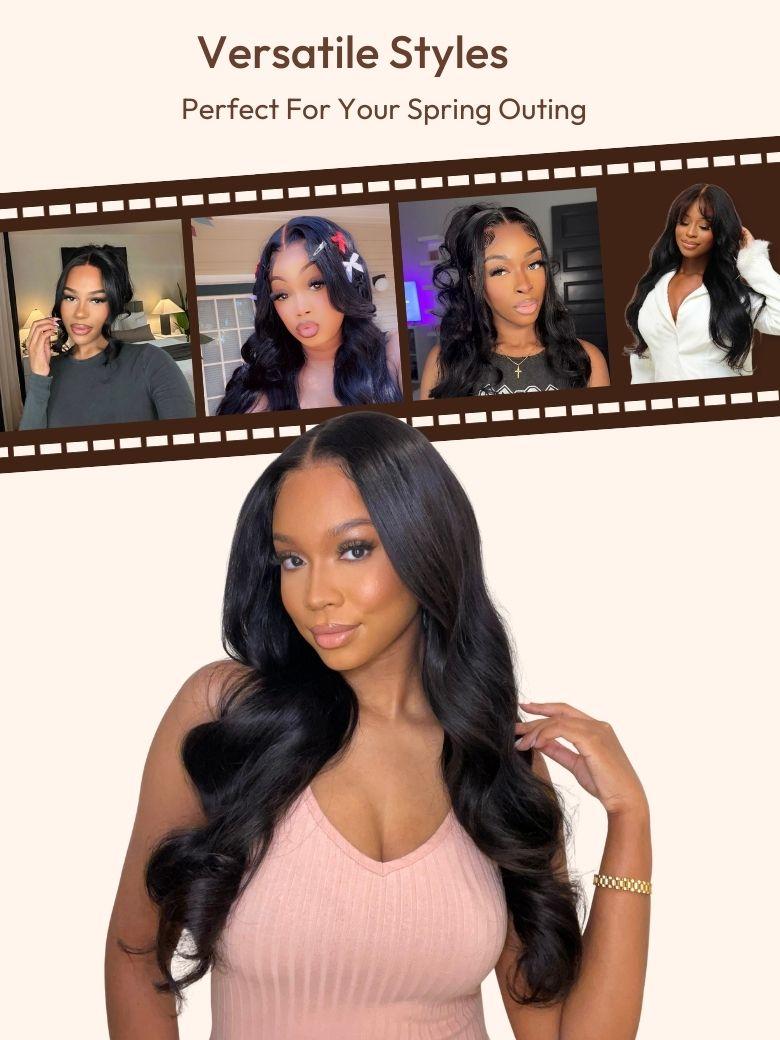 Bye-Bye Knots Wig 7x5 Glueless Lace & HD Lace Body Wave Lace Front Wig Adjustable Cap