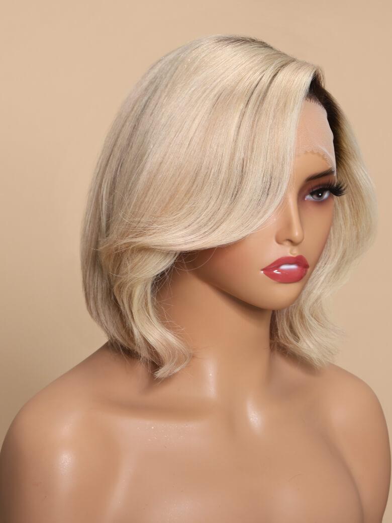 PHOEBE-10" LACE FRONT BODY WAVE HUMAN HAIR WIG