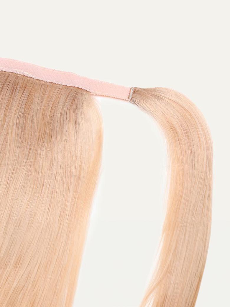 Dirty Blonde Straight Clip In Ponytail Extension Human Hair
