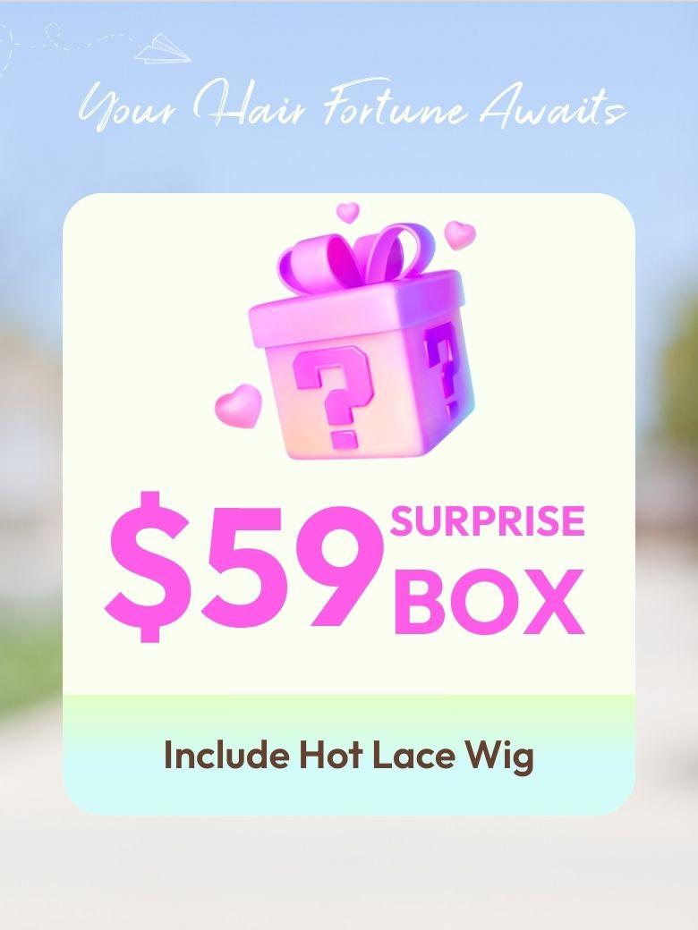 $59 Surprise Box Win 24 Inch Bye-Bye knots Wig Value $159-$219