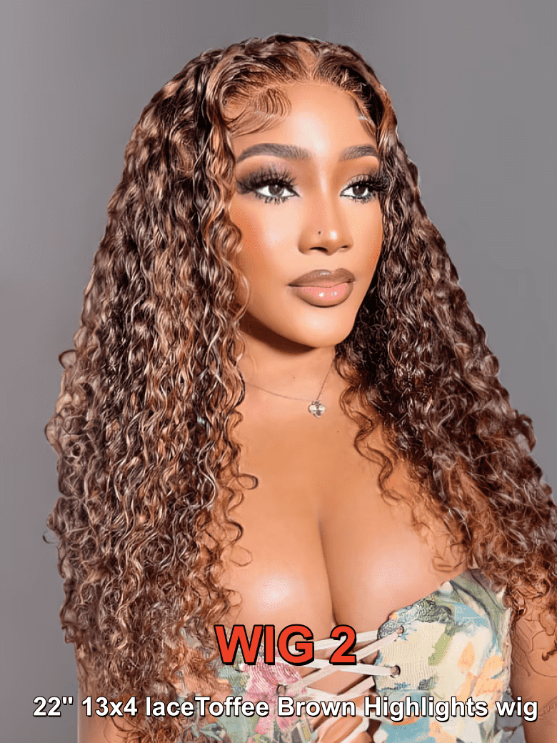 2 Wigs $99 for 4x0.75 Lace Kinky Curly 16" And 100% Human Hair Bob Wig 10"