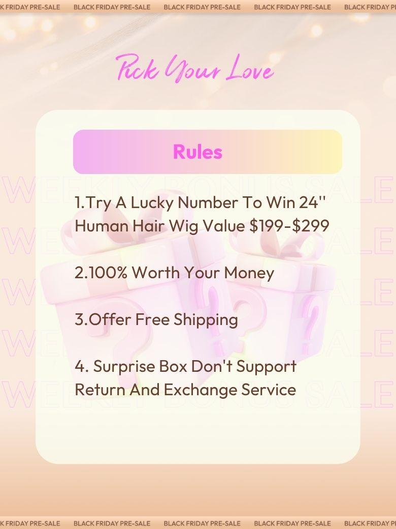 $59 Surprise Box Win 24 Inch Bye-Bye knots Wig Value $159-$219
