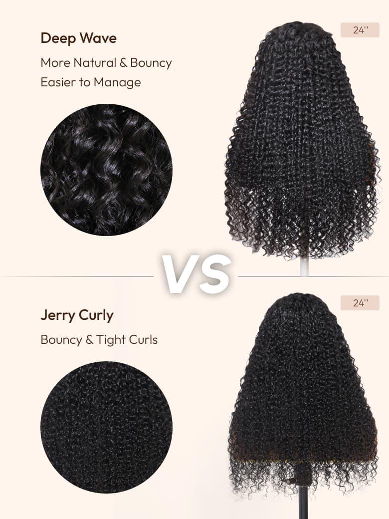 13x4 Lace Frontal Black Deep Wave Pre-Everything Wig