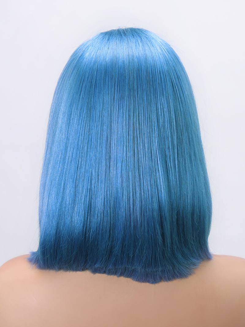 13x4 Lace Front Pastel Blue Chic Bob Wig