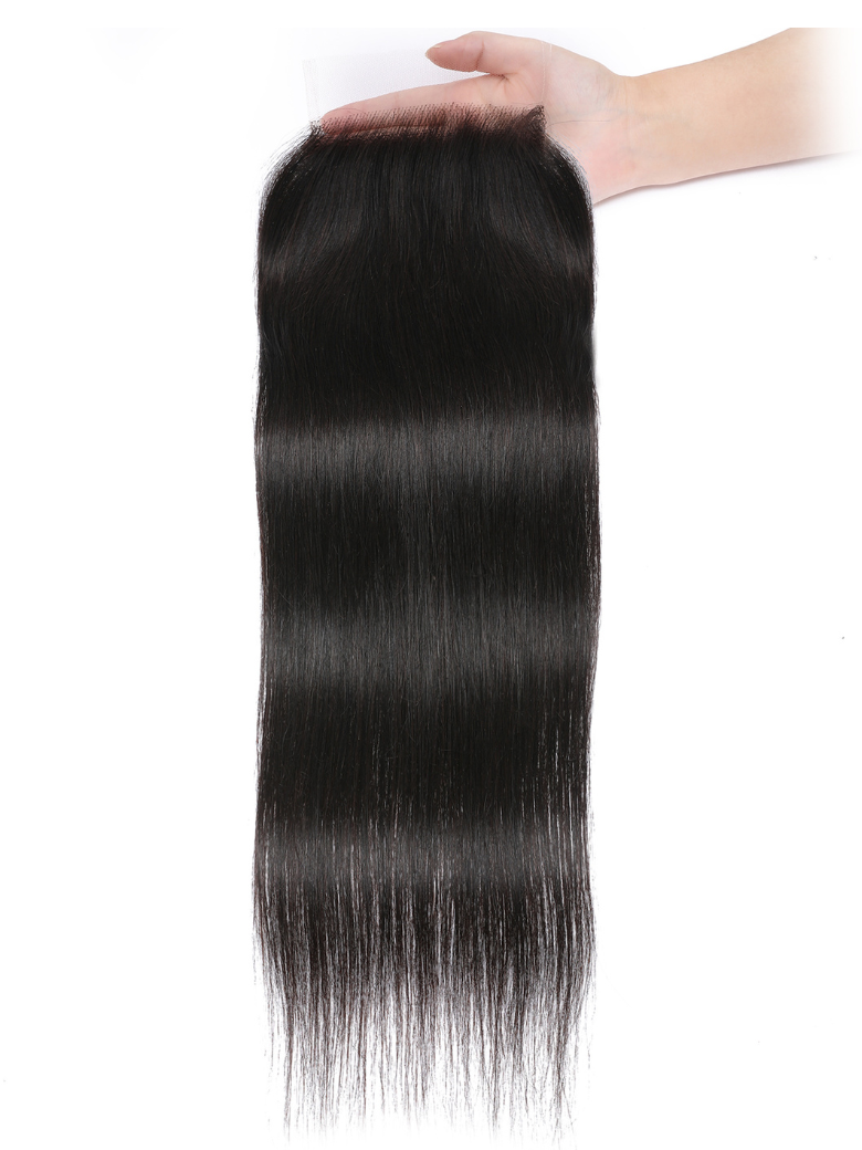 5x5 HD Lace Free Part Human Hair Straight Lace Closure