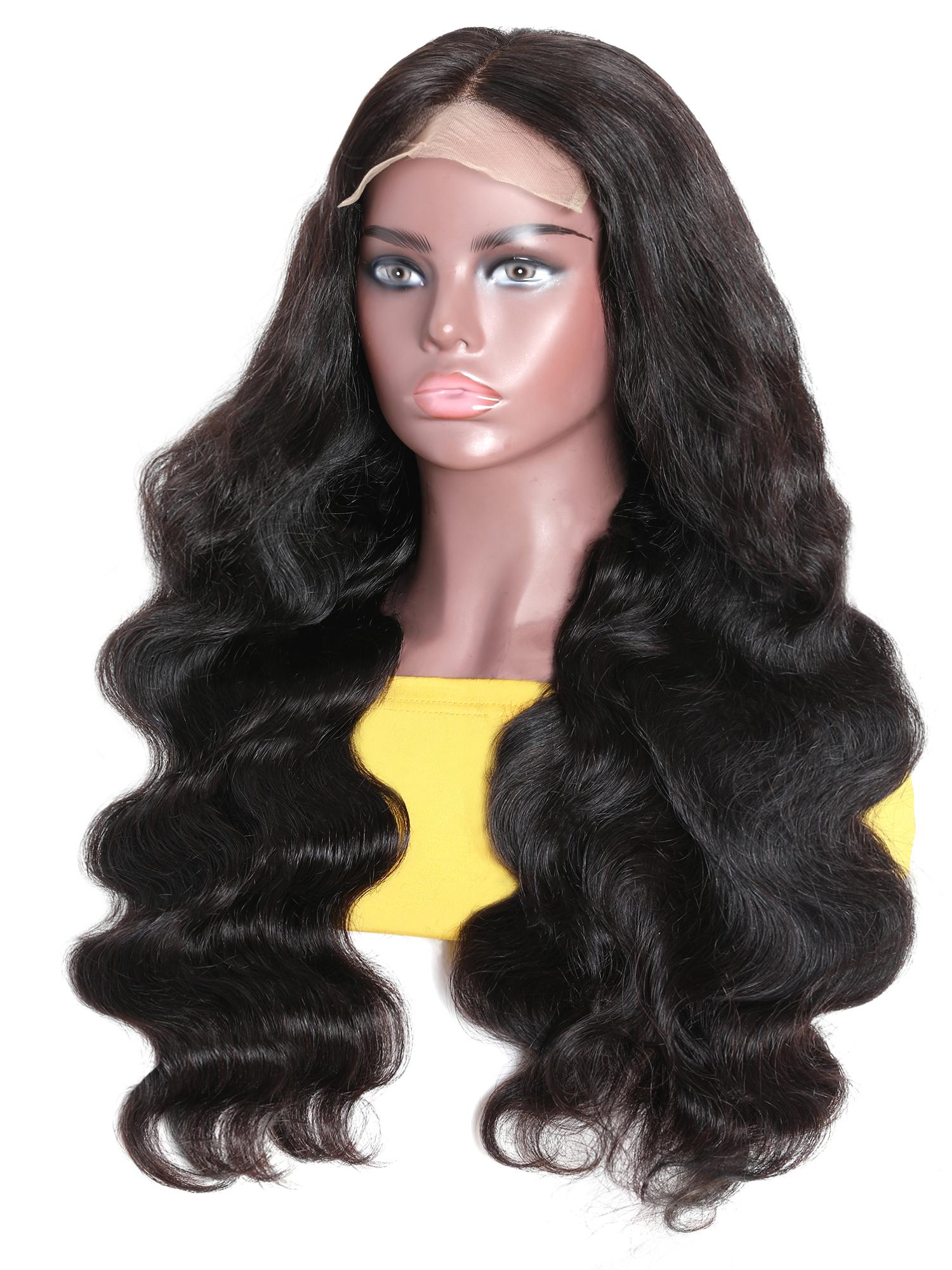 Pre-Plucked 5x5 HD Lace Closure Body Wave Wig Amazing Lace Melted Match All Skins Flash Sale 180% Density
