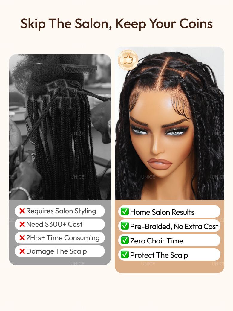 HD Real Scalp? Wig 13x4 Invisible Lace Frontal Loose Wave with Face Framing Curtain Bangs