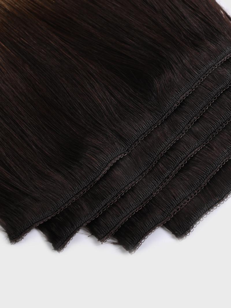Mochachino Brown & Dirty Blonde Human Hair Clip In Extension