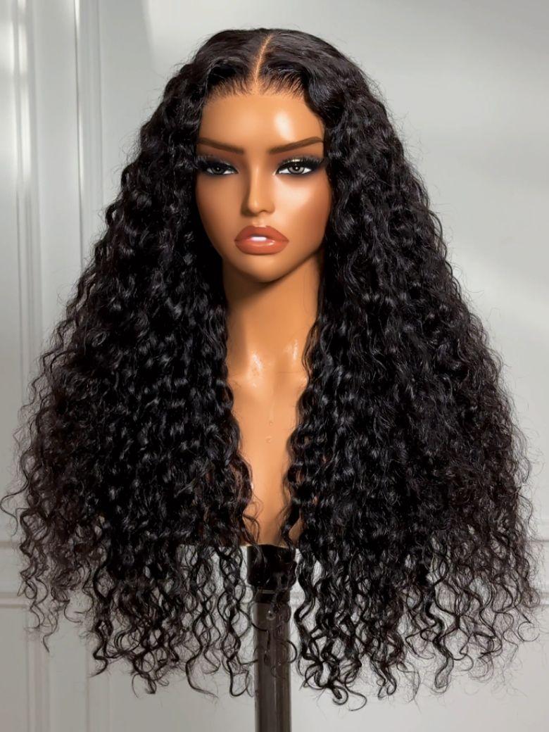 Bye-Bye Knots? 7x5 Lace Mixed Curls Wig with Invisi Drawstring