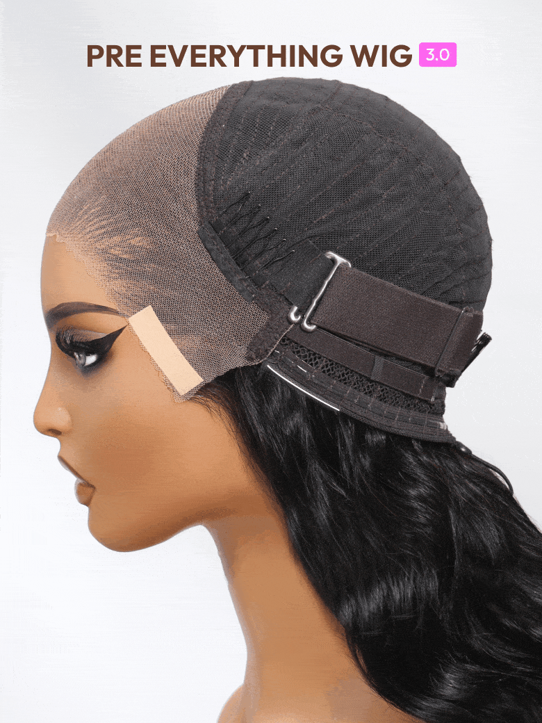 24 Inch 13x4 Pre-Cut Lace Front 180% Density Reddish Brown Body Wave Wig Pre-Everything Wig