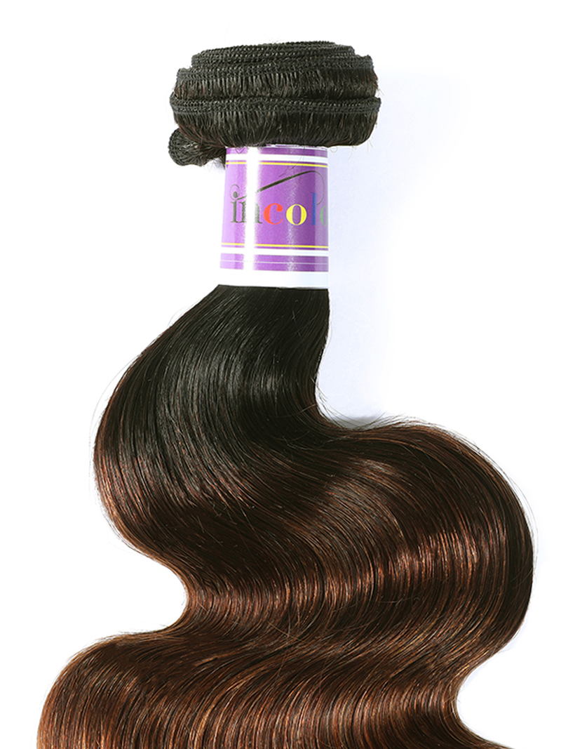Icenu Series Body Wave Virgin Hair 1 Bundle Unprocessed Ombre Human Hair Wave
